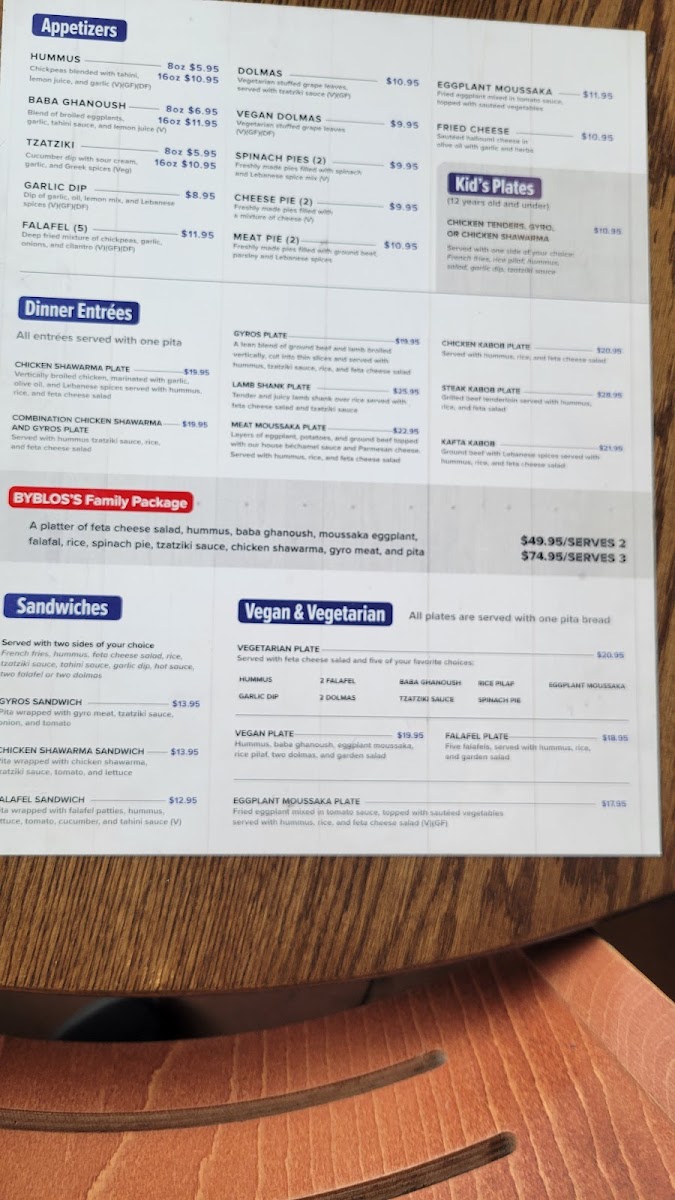 Byblos Express Greek and Lebanese Menu - Image 5