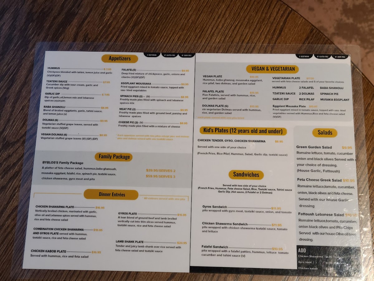 Byblos Express Greek and Lebanese Menu - Image 6